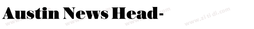 Austin News Head字体转换 Austin News Head字体转换